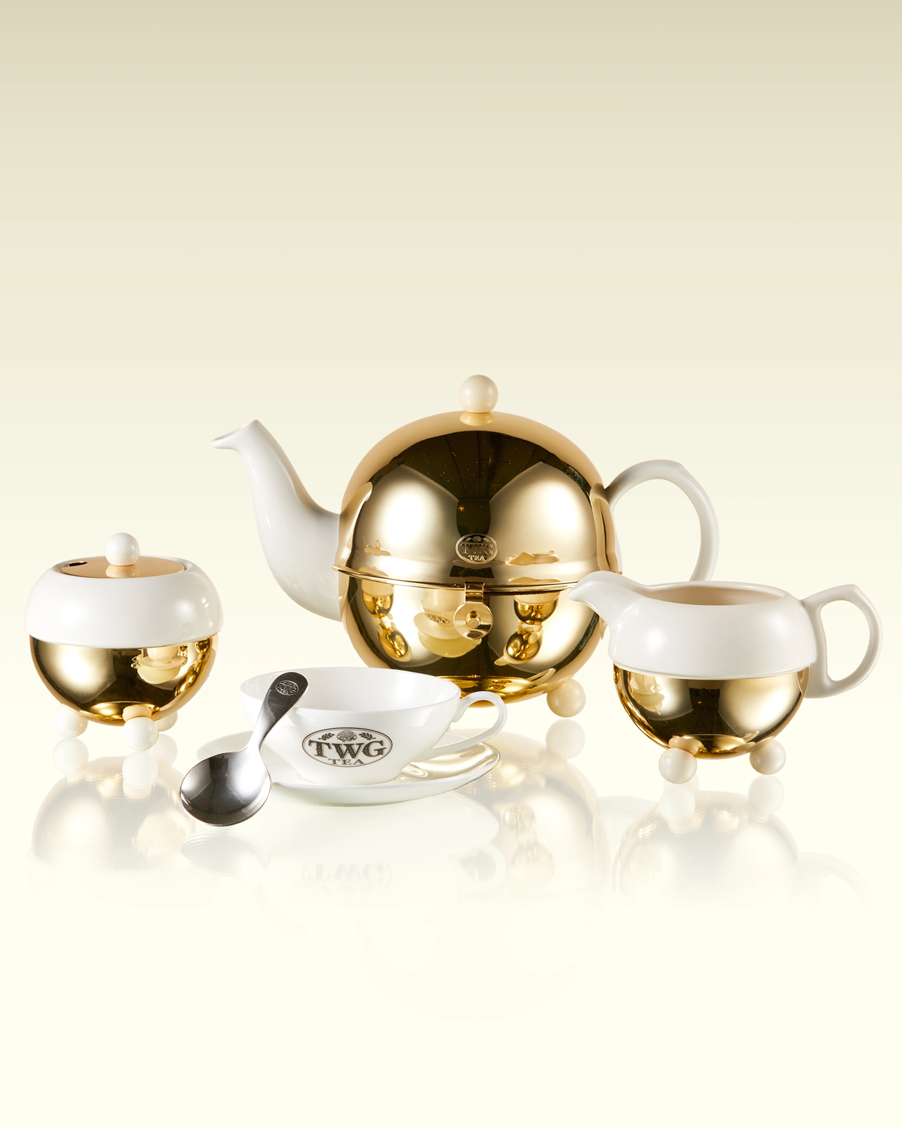 طقم إبريق شاي بتصميم مميز | TWG Tea