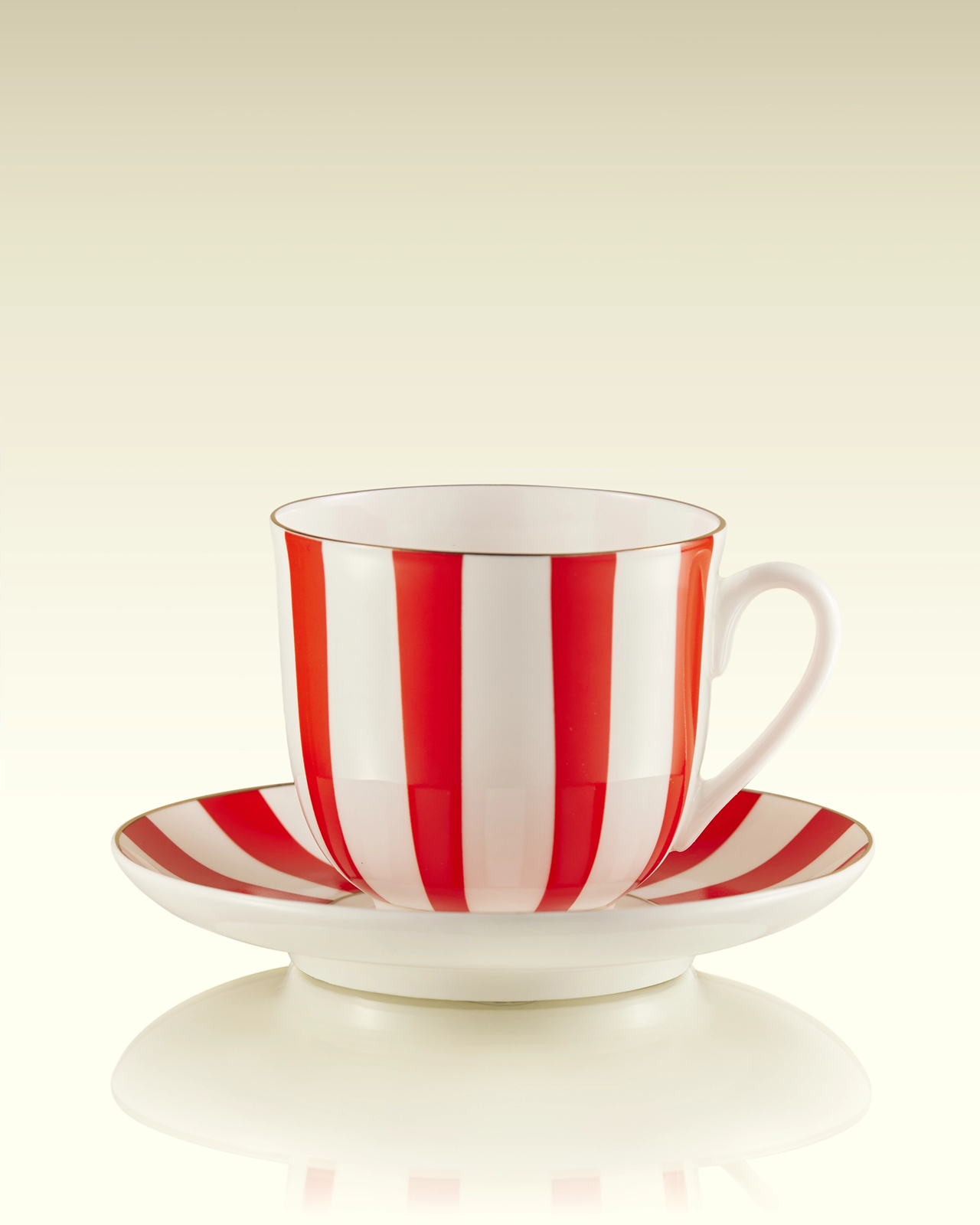 Tea For Two Teacup and Saucer in Red | TWG Tea