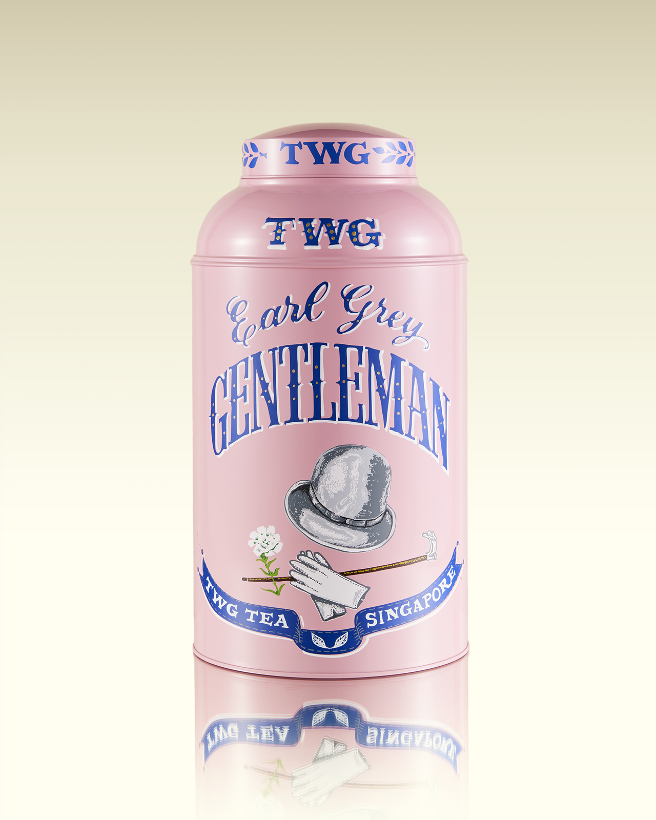 علبة شاي مصنوعة ومطلية يدويًا، إيرل غراي جنتلمان | TWG Tea