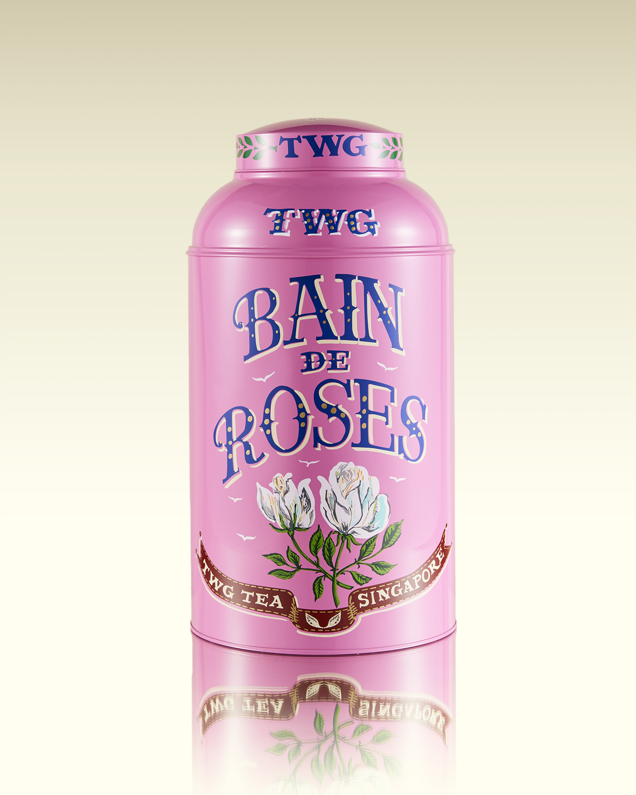 手工繪製茶罐系列-芬香玫瑰茶 | TWG Tea