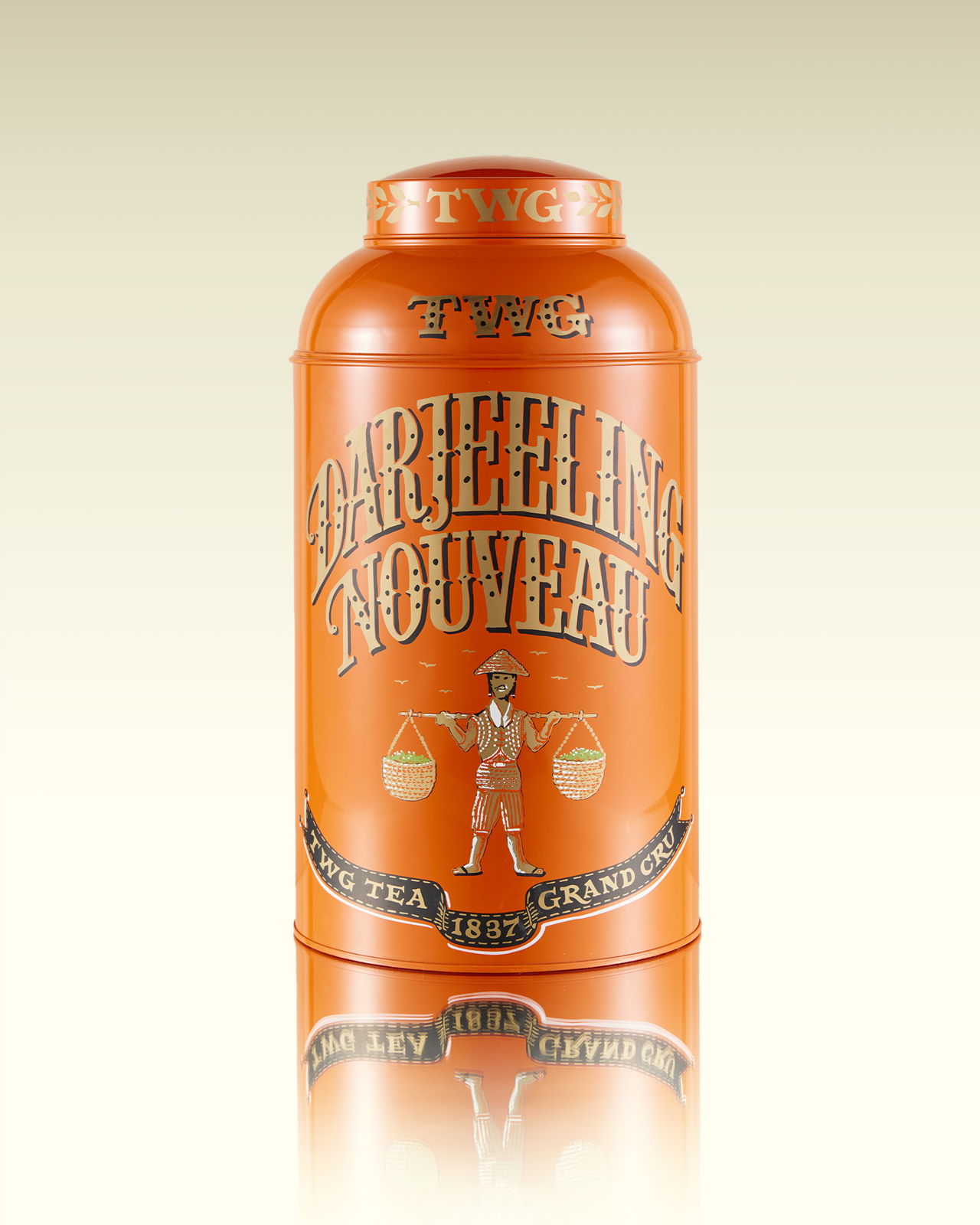 Hand-Painted Artisan Tea Tin, Darjeeling Nouveau | TWG Tea