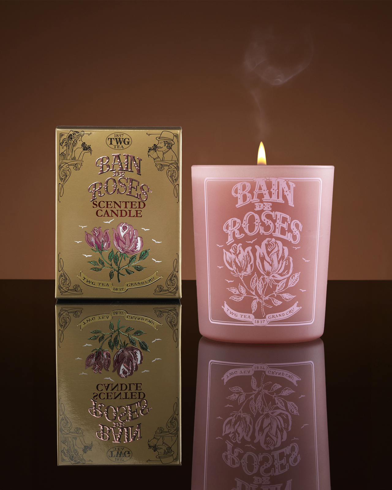 玫瑰芬香茶薰香蠟燭 | TWG Tea
